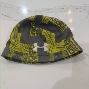 Under Armour Kids' Green and Gray Graphic Beanie